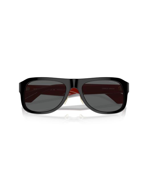 Giorgio Armani Black Ar8209 6069B1 Sunglasses Acetate Pilot Normal for men
