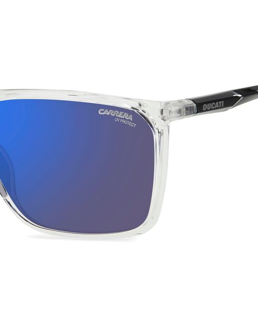 Carrera DUCATI Black Carduc 034/S 900/Xt Sunglasses Polyamide Squared Mirror for men