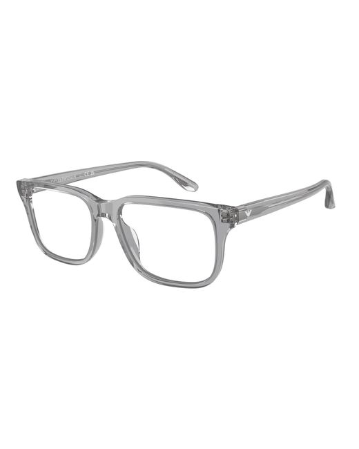 Emporio Armani Black Ea3250U 6202 Optical Frames Acetate Squared Normal for men