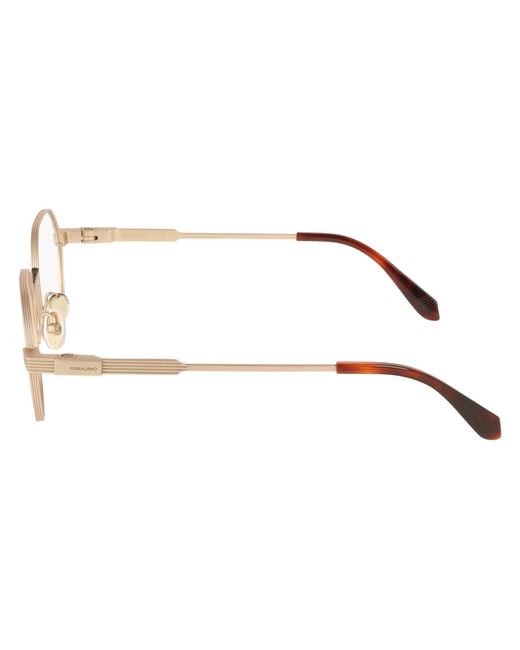 Ferragamo Black Sf2605 711 Optical Frames Titanium Squared Normal for men