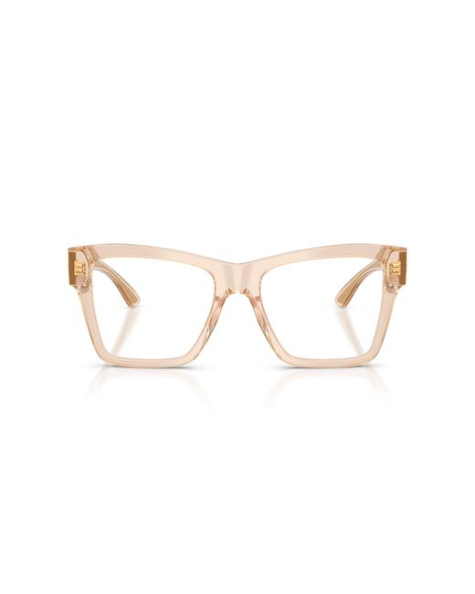 Dolce & Gabbana Black Dg3411 3432 Optical Frames Acetate Transparent Squared Normal