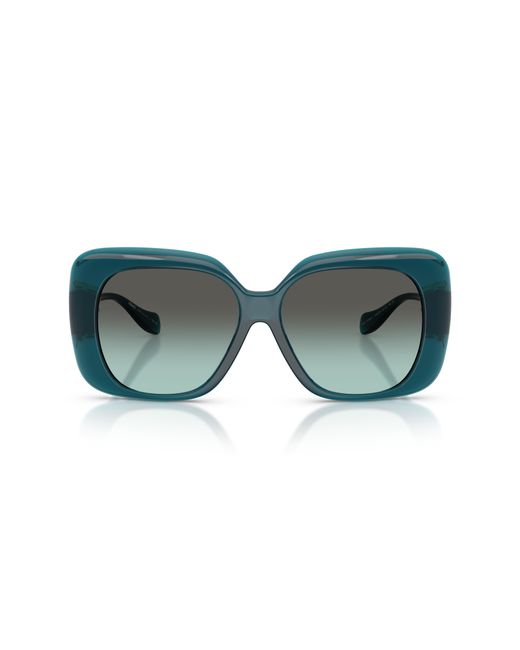 Versace Green Ve4499U 55402A Sunglasses Injected Squared Normal Nuanced