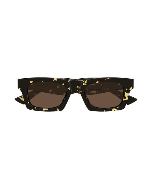 Bottega Veneta Black Bv1457S 002 Sunglasses Acetate Squared