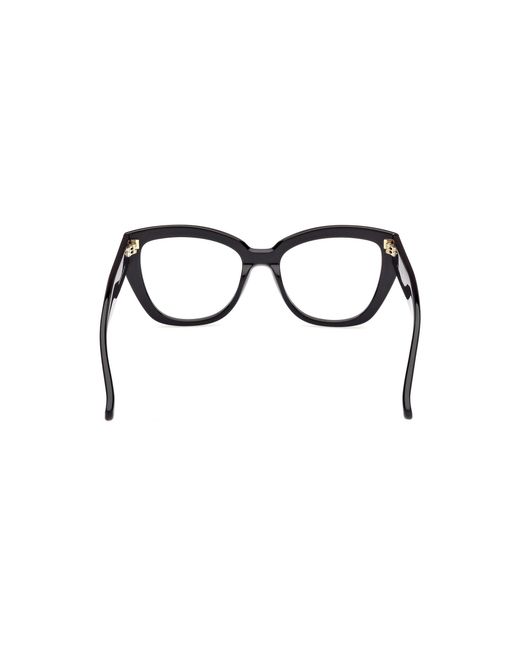 Max Mara Black Mm5134 001 Optical Frames Acetate Cat Eye Normal