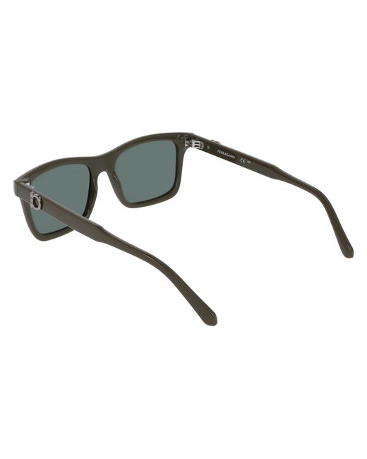 Ferragamo Black Sf2060Se 324 Sunglasses Squared Normal for men