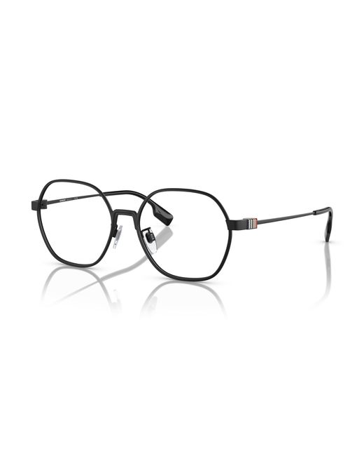 Burberry Black Be1379D Winston 1007 Optical Frames Metal Transparent Geometric Normal for men