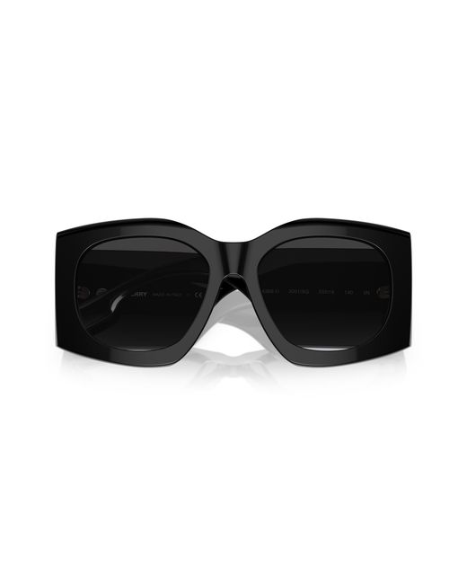Burberry Black Be4388U Madeline 30018G Sunglasses Acetate Geometric Normal Shaded