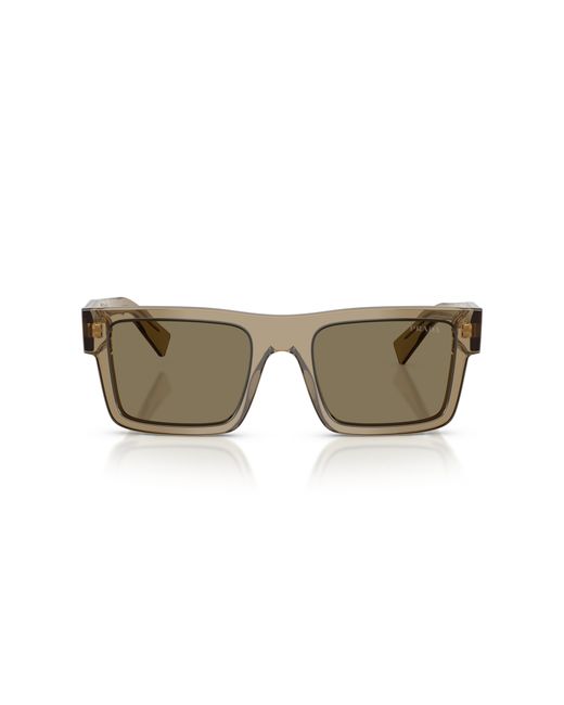 Prada Black Pr 19Ws 29E90F Sunglasses Acetate Squared Normal for men
