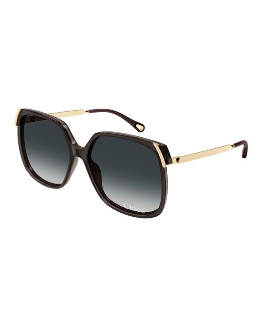 Chloé Black Ch0286S 001 Sunglasses Acetate Squared