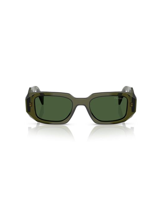 Prada Green Pr 17Ws 19Z1I0 Sunglasses Acetate Squared Normal