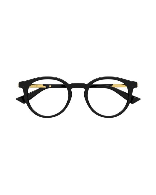 Bottega Veneta Black Bv1335Oa 003 Optical Frames Acetate Transparent Round