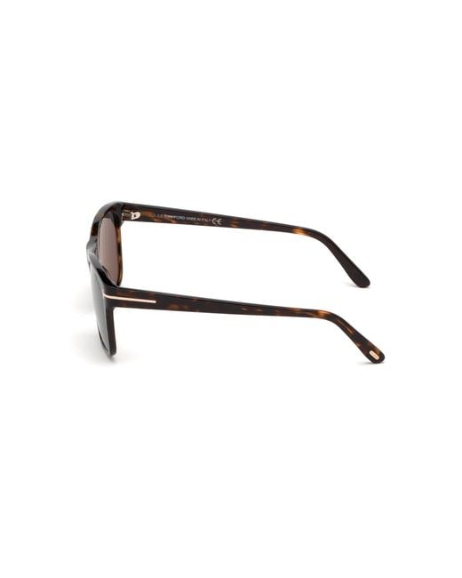 Tom Ford Black Ft0698 Giulio 52D Sunglasses Acetate Geometric Polarized for men