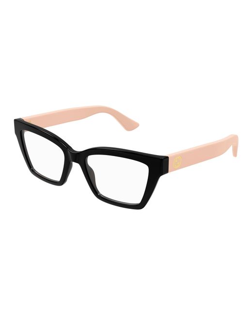 Gucci Black Gg1715O 006 Optical Frames Injected Transparent Cat Eye