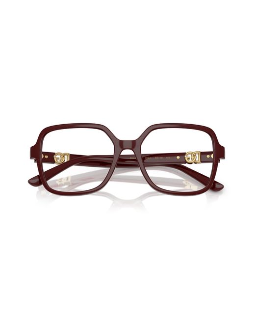Dolce & Gabbana Black Dg5105U 3091 Optical Frames Injected Squared Normal