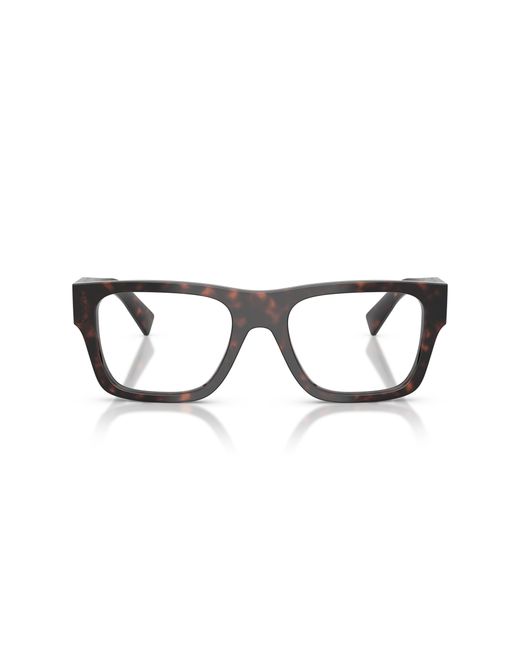 Prada Black Pr C01V 17N1O1 Optical Frames Acetate Pillow Normal for men