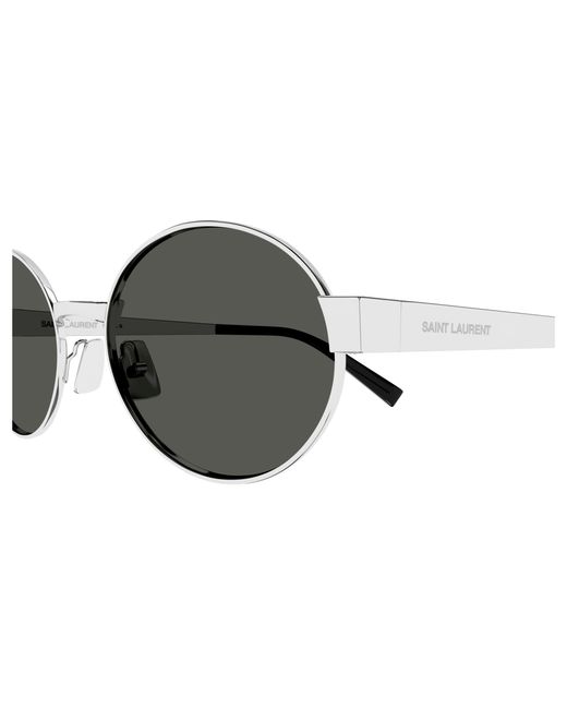 Saint Laurent Black Sl 692 002 Sunglasses Metal Round