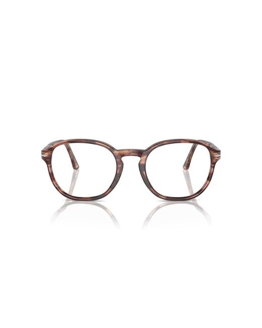 Persol Black Po3343V 1209 Optical Frames Acetate Transparent Pantos Normal