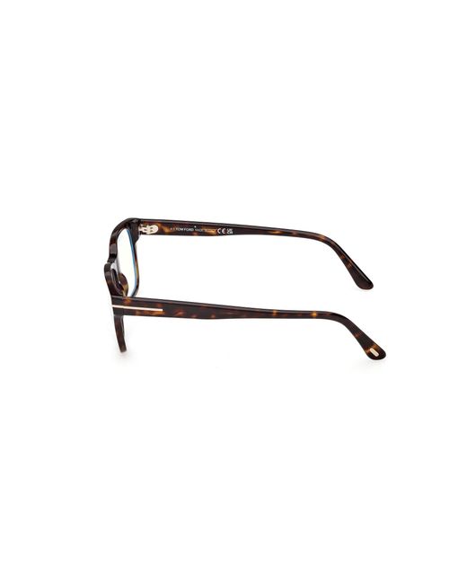Tom Ford Black Ft6120-B 052 Optical Frames Acetate Squared Normal for men