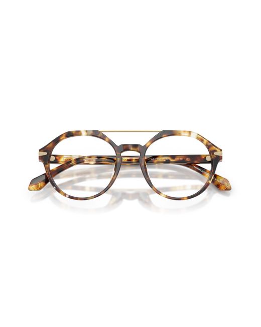 Giorgio Armani Black Ar7278U 6232 Optical Frames Acetate Round Normal for men
