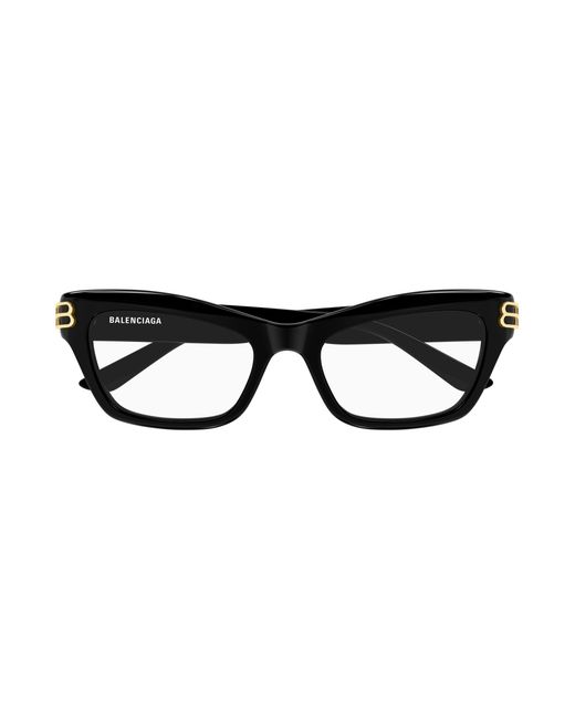 Balenciaga Black Bb0435O 001 Optical Frames Acetate Transparent Cat Eye