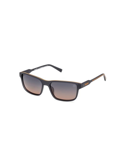 Timberland Black Tb00051 20H Sunglasses Injected Squared Polarized for men