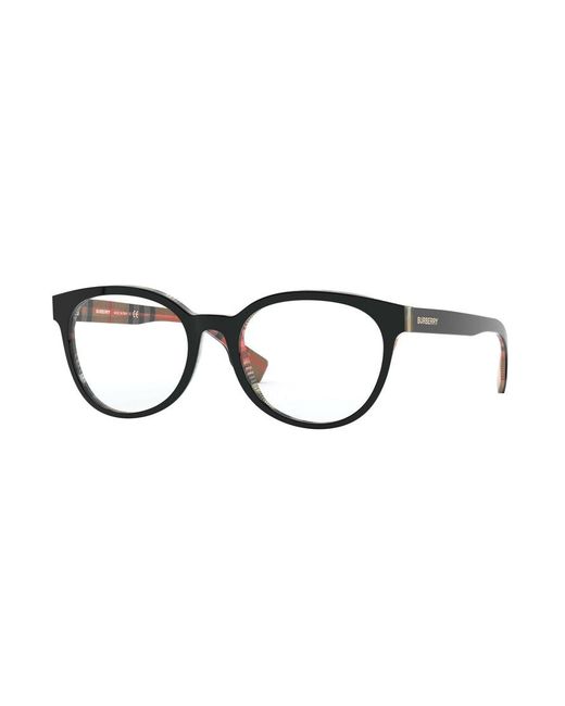 Burberry Black Be2315 3838 Optical Frames Plastic Round