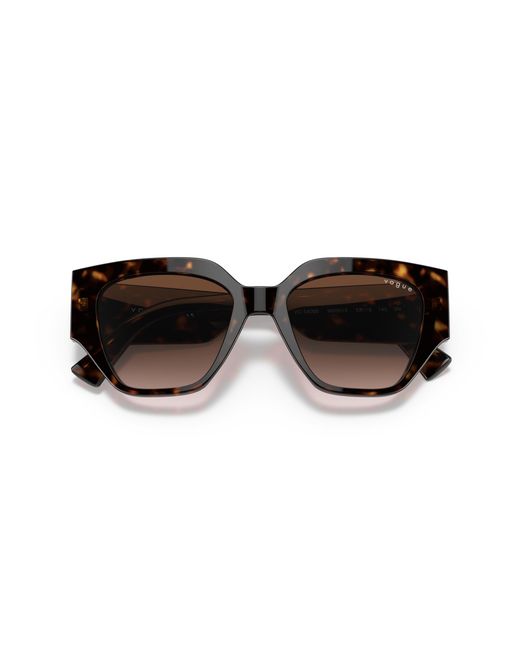 Vogue Eyewear Black Vo5409S W65613 Sunglasses Acetate Geometric Normal Shaded