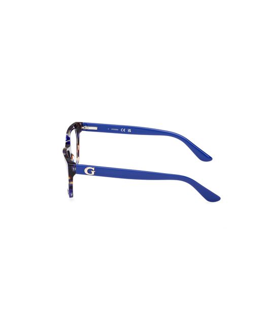 Guess Black Gu50234 092 Optical Frames Acetate Geometric Normal