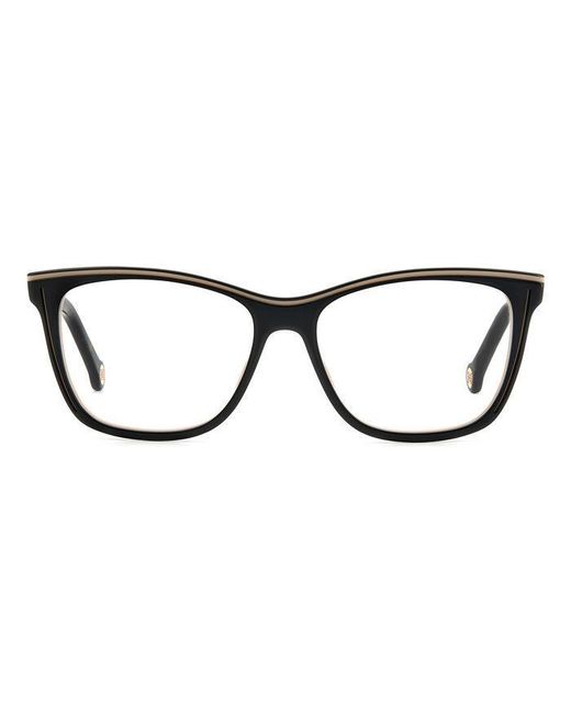 Carolina Herrera Black Her 0172 Kdx Optical Frames Acetate Squared
