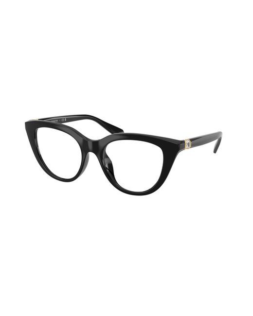 Swarovski Black Sk2052 1001 Optical Frames Injected Cat Eye Normal