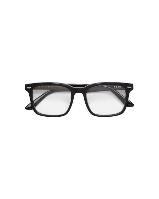 Retrosuperfuture Black 96B Numero 150 Optical Frames Acetate Squared