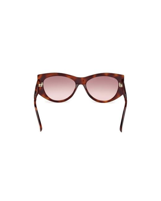 MAX&Co. Black Mo0116 52F Sunglasses Acetate Round Normal