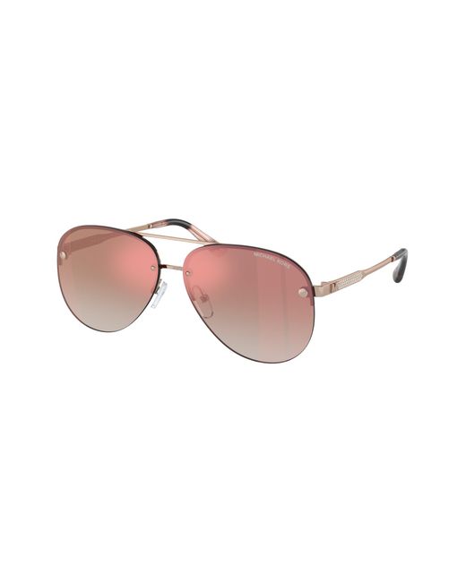 Michael Kors Black Mk1135B East Side 11086F Sunglasses Metal Pilot Normal