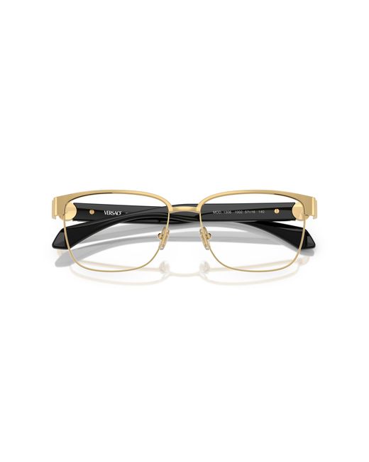 Versace Black Ve1306 1002 Optical Frames Metal Pillow Normal for men