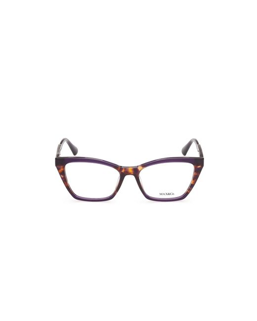 MAX&Co. Black Mo5001 056 Optical Frames Acetate Cat Eye Normal