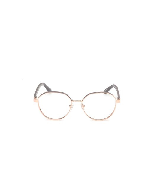 Guess Black Gu50124 028 Optical Frames Metal Round Normal