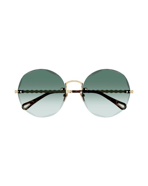 Chloé Black Ch0254S 003 Sunglasses Metal Round