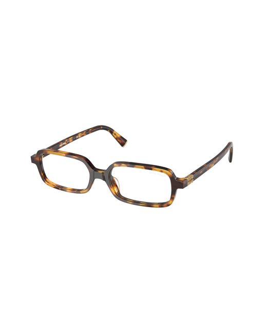 Miu Miu Black Mu 11Zs 14L08N Sunglasses Acetate Transparent Squared Normal
