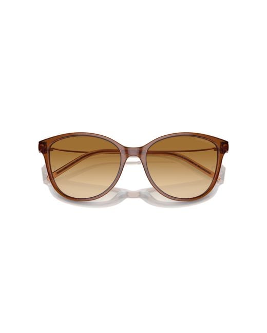 Emporio Armani Black Ea4220 61103B Sunglasses Acetate Cat Eye Normal Shaded