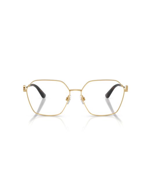 Dolce & Gabbana Black Dg1366 02 Optical Frames Metal Transparent Pantos Normal