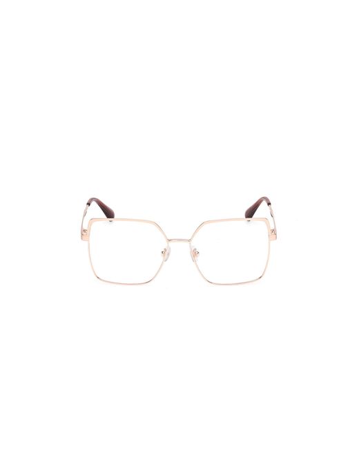 MAX&Co. Black Mo5097 33A Optical Frames Metal Geometric Normal