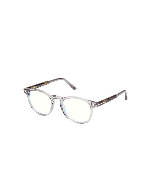 Tom Ford Black Ft5891-B 020 Optical Frames Acetate Round Normal