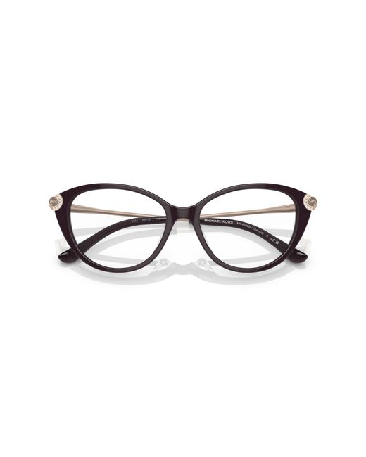 Michael Kors Black Mk4098Bu Savoie 3344 Optical Frames Acetate Transparent Cat Eye Normal