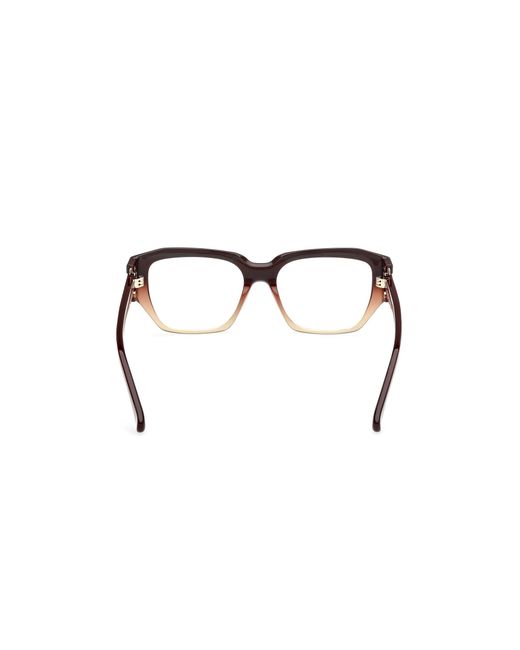 Max Mara Black Mm5182 050 Optical Frames Acetate Round Normal