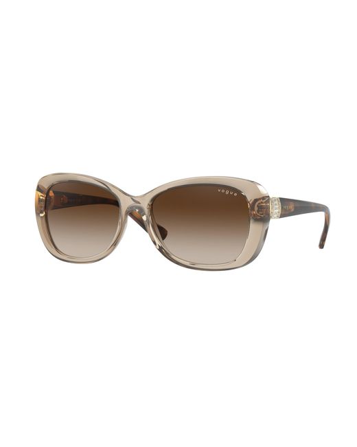 Vogue Eyewear Black Vo2943Sb 299013 Sunglasses Injected Butterfly Normal Shaded