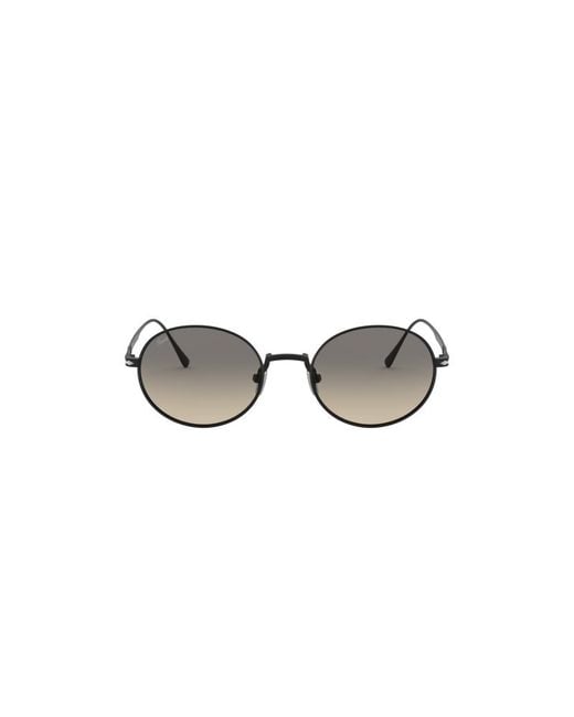 Persol Black Po5001St 800432 Sunglasses Titanium Round Normal