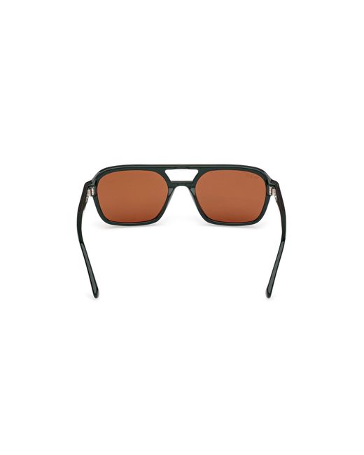 Web Black We0376 98E Sunglasses Acetate Squared Normal for men