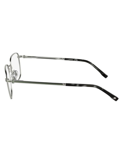 Lacoste Black L2311 040 Optical Frames Metal Squared Normal for men