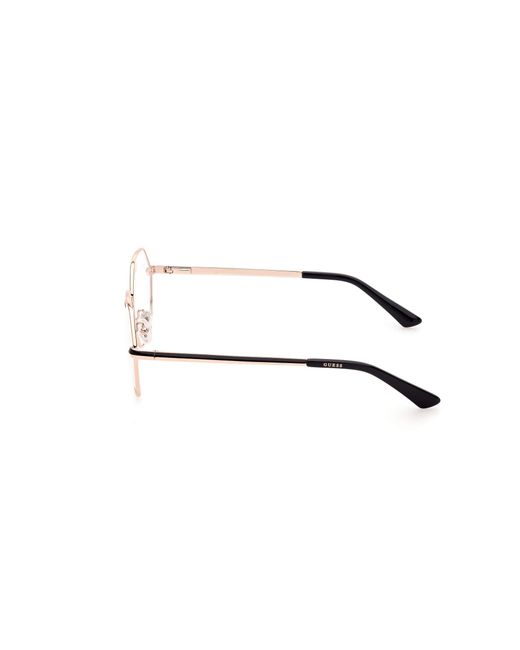 Guess Black Gu2869 028 Optical Frames Metal Geometric Normal