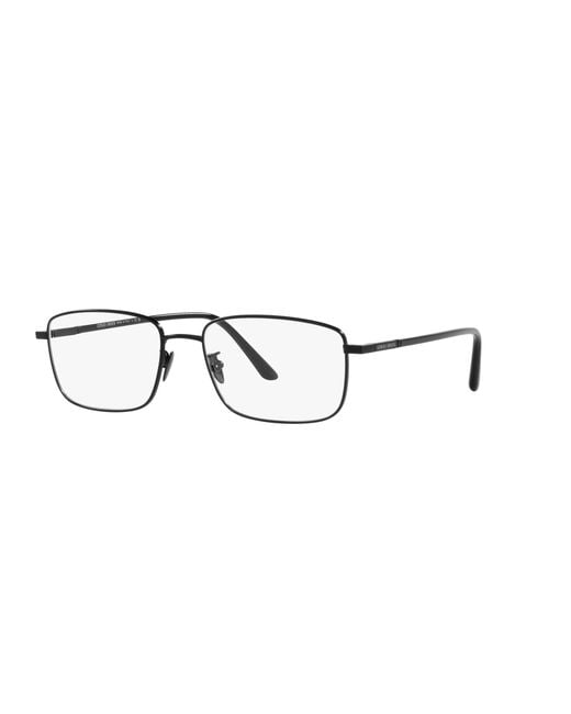 Giorgio Armani Black Ar5133 3001 Optical Frames Steel Transparent Squared Normal for men